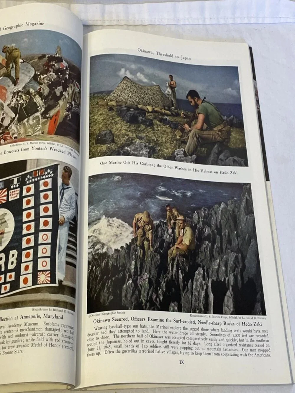 National Geographic October 1945 Vol 88 No 4 Vintage Magazine Okinawa Korea WWII